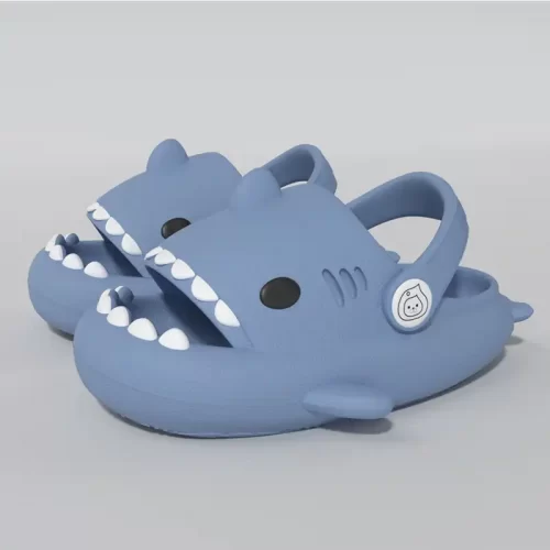 Shark Slides Clogs für Kinder - Haze blue