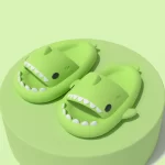 Apple Green Original Shark Slides for Adults