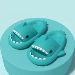 Blue-green Original Shark Slides for Adults
