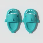 Blågrön haj Slides Original för barn