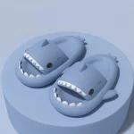 Haze Blue Original Shark Slides for Adults