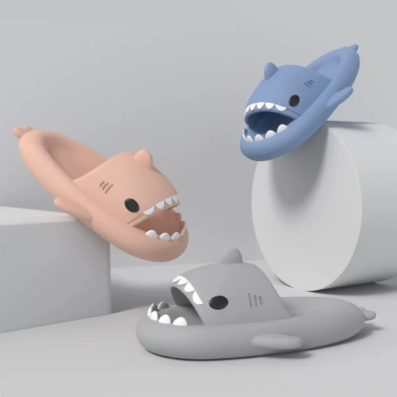 Pink Original Shark Slides for Adults