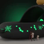 Shark Slides for Halloween-glow in the dark