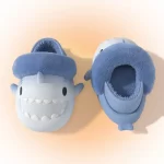 Winter Hai Hausschuhe Schuhe für Erwachsene, Weiß bis Blau Ombre Farbe