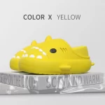 Zapatos con tacón de tiburón para niños-Amarillo