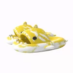 Yellow Children Tie-dye Shark Slides