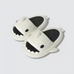 Shark Slides Two-color Match - White Black