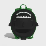 Shark Backpack, Cartoon Shark Schoolbag - Black