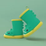 Botas de lluvia de tiburón para niños, diseño de tiburón lindo, botas de lluvia impermeables