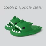 Shark Slides for Children Detachable Bottom - Dark green