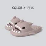 Shark Slides for Children Detachable Bottom - Pink