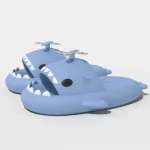 Toboggan Shark avec petit ventilateur - Bleu noisette
